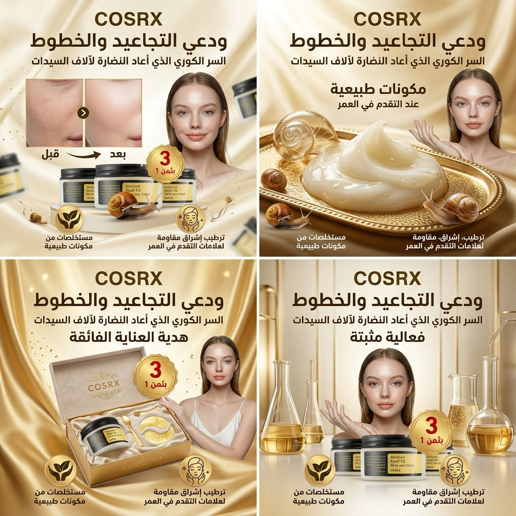 بكج الترميم الكوري: بشرة زجاجية وصافية في وقت قياسي (3 علب بسعر 1) ✨